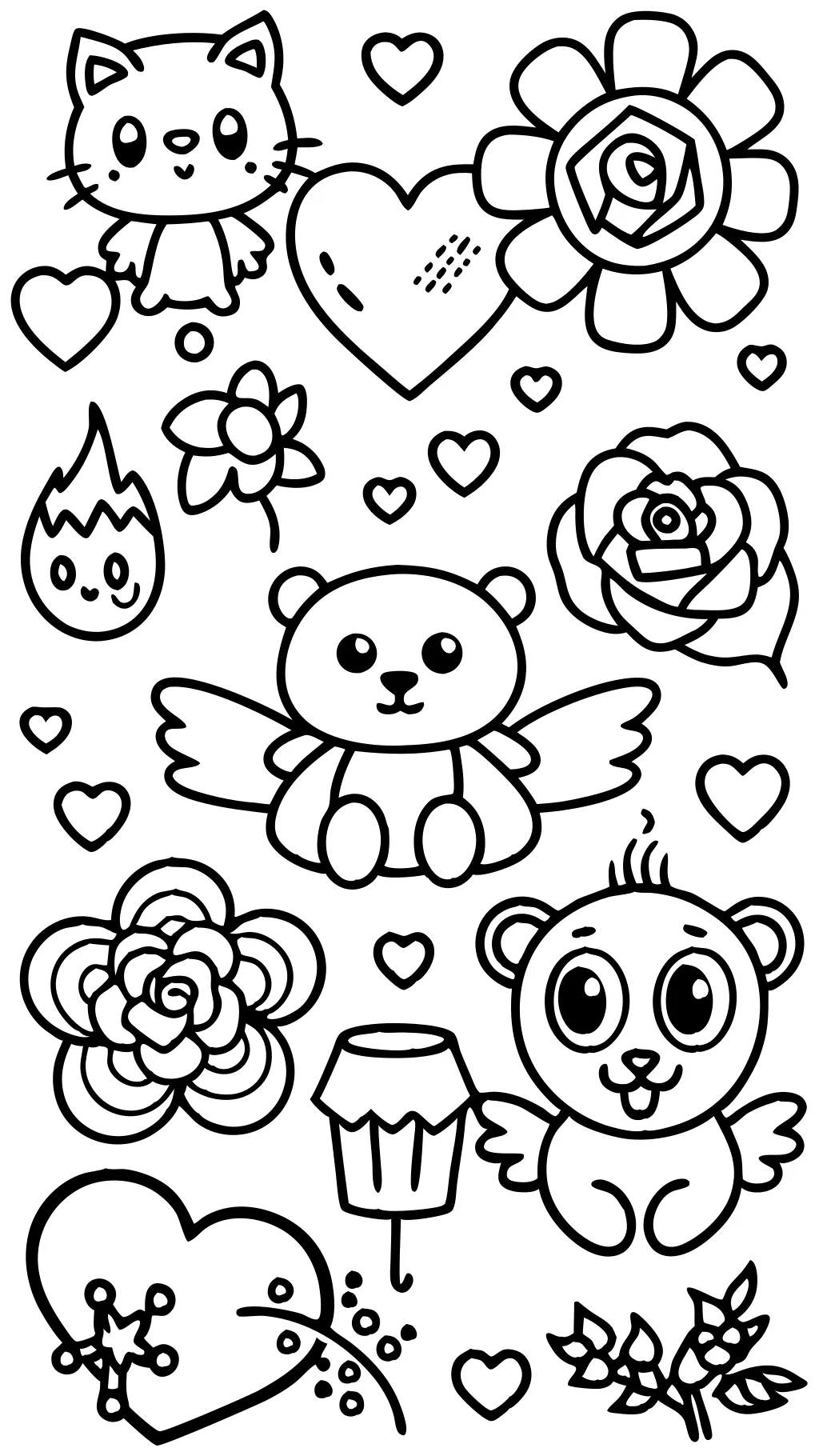 free valentines coloring pages